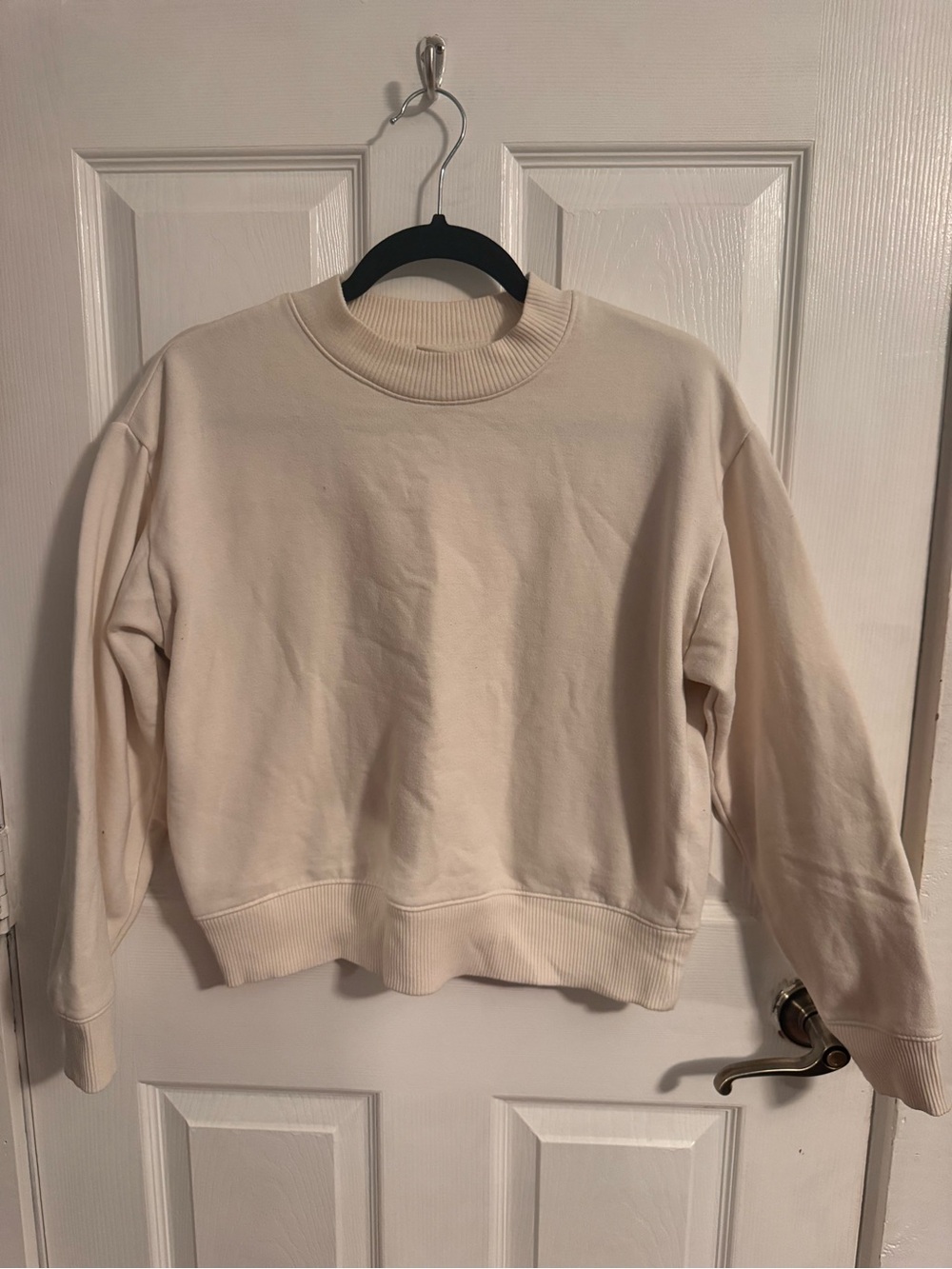 a new day Cream Crewneck Pullover Sweater